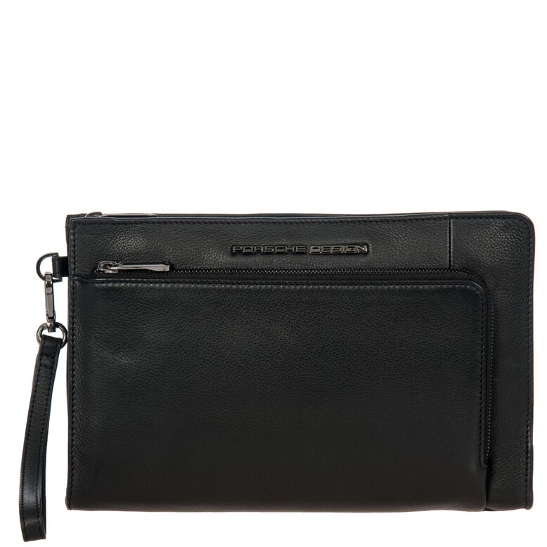 Leather Clutch - Roadster Leather Black, , hi-res