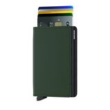 Slim Wallet - Matte Green &amp; Black Green, , hi-res