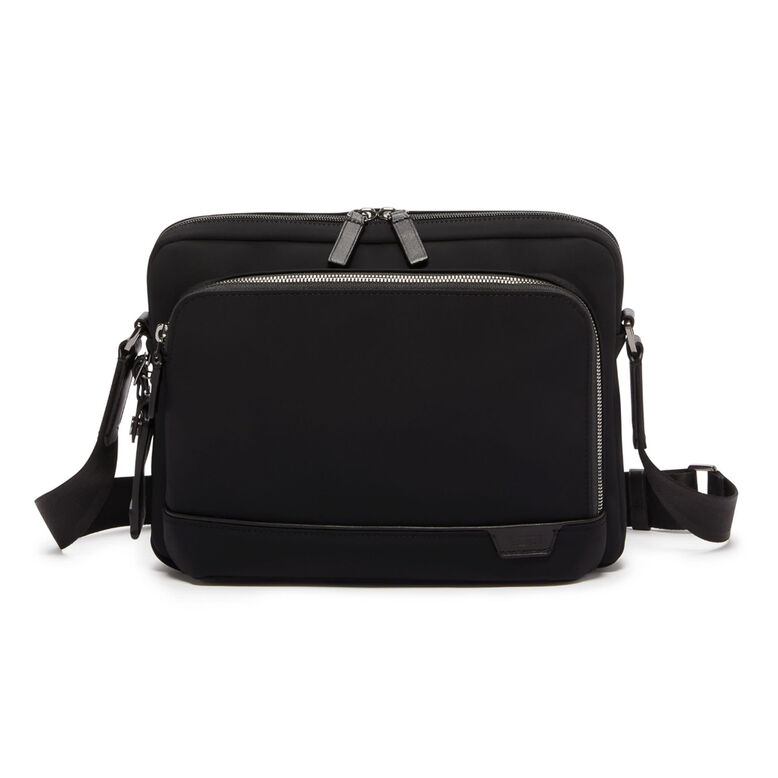 Leo Crossbody - Harrison Nylon Black, , hi-res