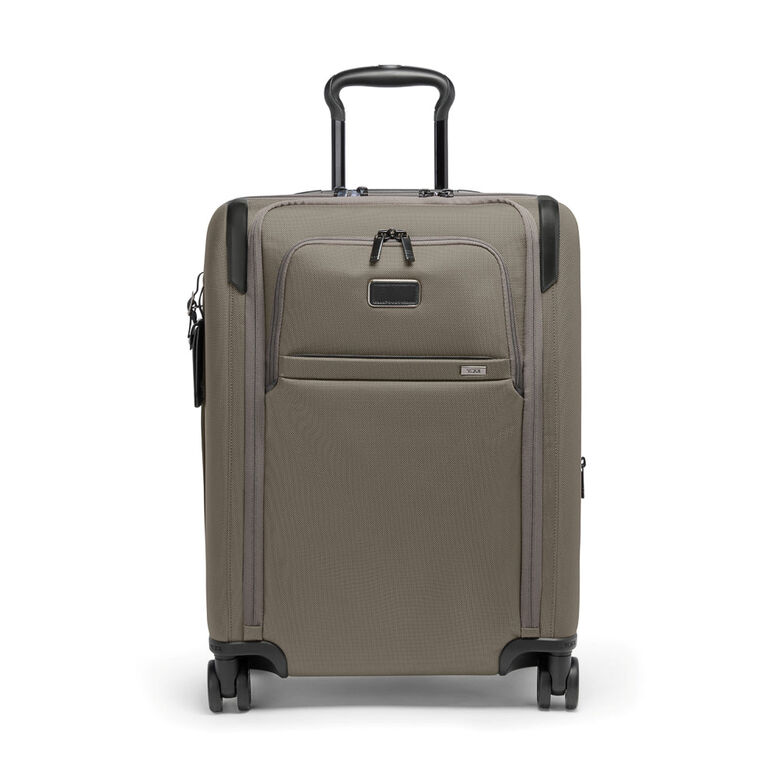 Large Dual Access Expandable Carry On Suitcase 55cm - Alpha 4 Grey, , hi-res