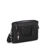 Sycamore Slim Briefcase - Harrison Leather Black, , hi-res