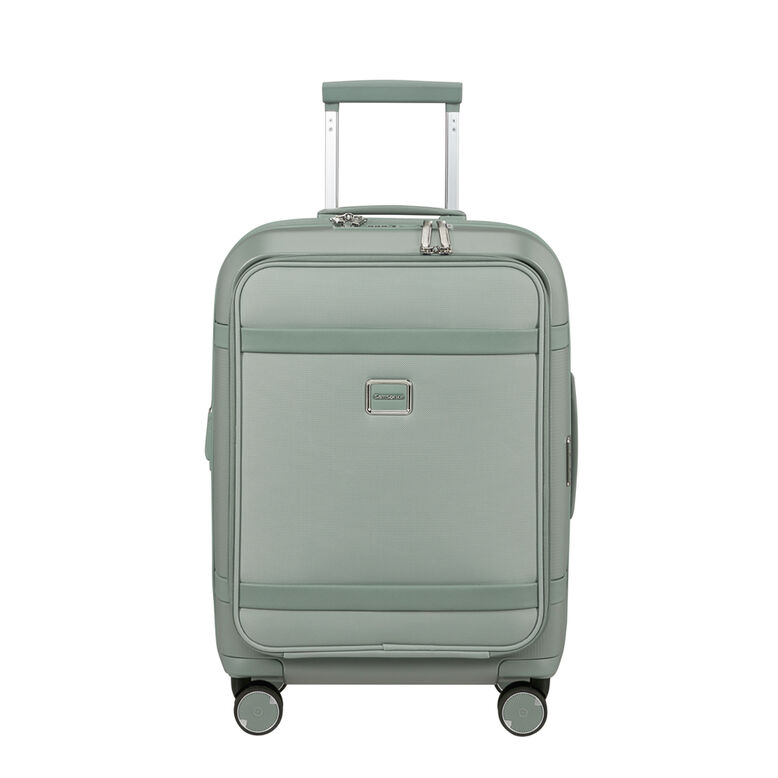 55cm Carry On Front Pocket Suitcase - Image Green, , hi-res