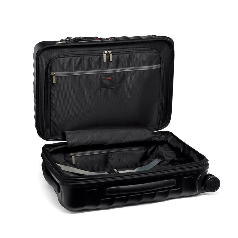 International Expandable Carry-On Suitcase - 19 Degree Poly Black, , hi-res