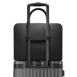 Leather Suitcase Smart Holder Attachment Strap Black, , hi-res