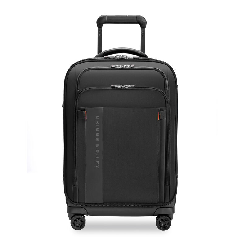 Essential Carry On Spinner Suitcase - ZDX Black, , hi-res