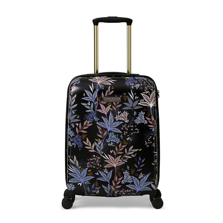 Small Trolley Spinner Suitcase - Black Botanic, , hi-res