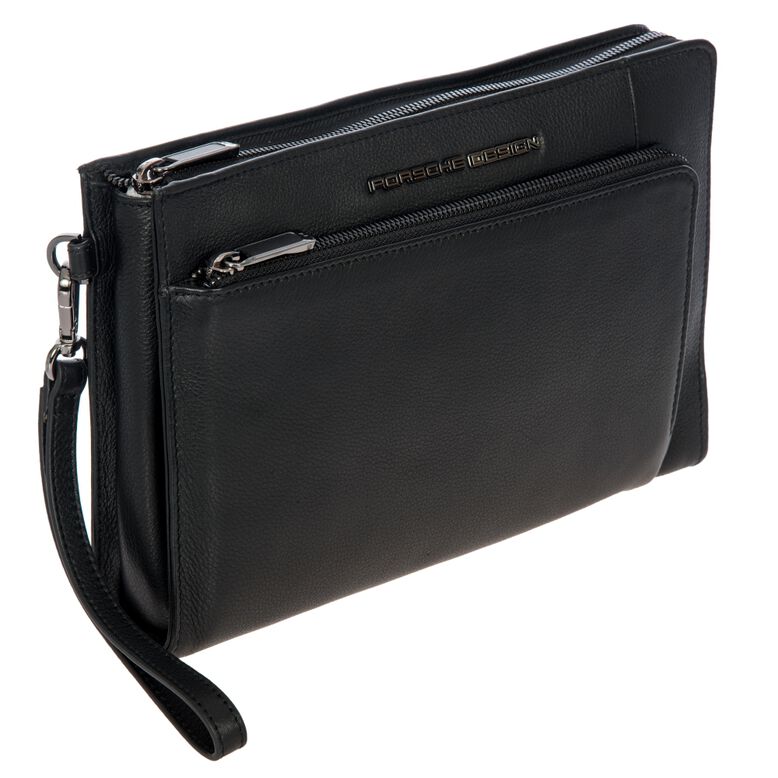 Leather Clutch - Roadster Leather Black, , hi-res