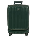 55cm Carry On Spinner With Front Pocket - Positano Emerald, , hi-res