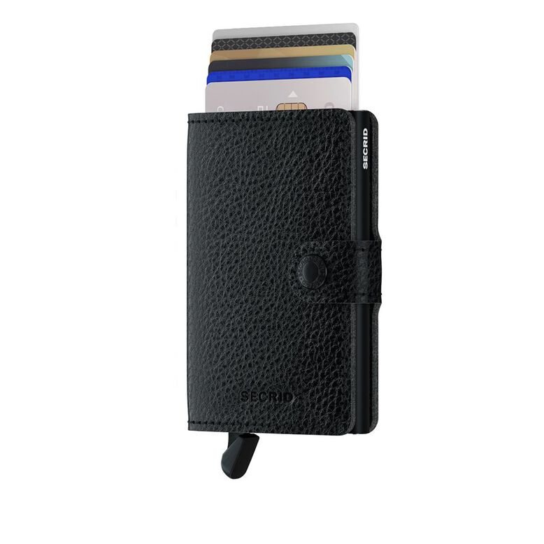 Mini Wallet  - Veg Black-Black, , hi-res