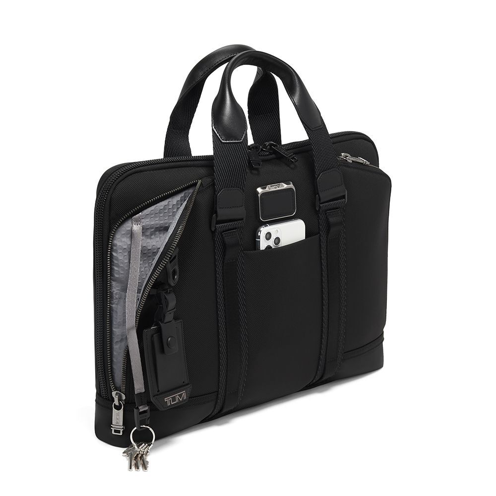 Tumi Academy Brief - Alpha Bravo Black Accessories | Heathrow