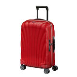 55cm Expandable Carry On Spinner - C-Lite Chilli Red, , hi-res