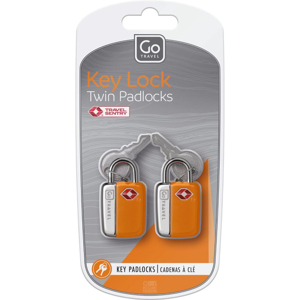 Go Travel TSA Twin Key Lock - Locks Orange Accessories | Heathrow