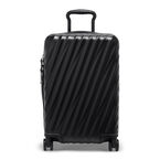 International Expandable Carry-On Suitcase - 19 Degree Poly Black