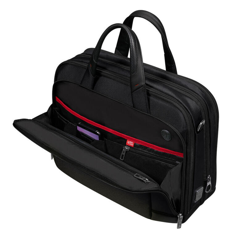 15.6&quot; Briefcase - Pro Dlx 6 Black, , hi-res