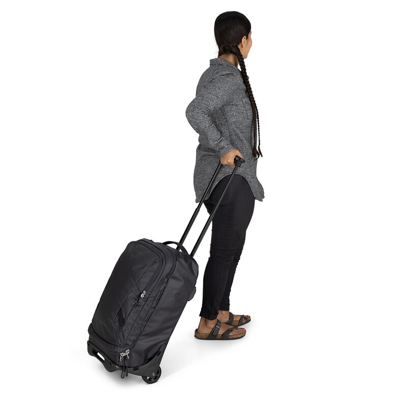 2 Wheel Carry On Suitcase - Transporter Black, , hi-res