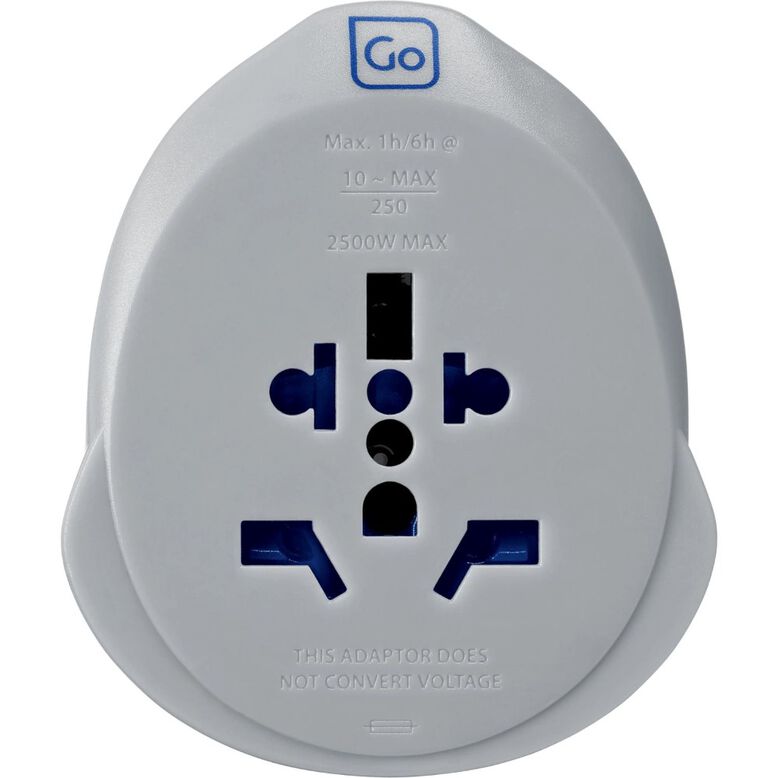 World To UK USB C Fast Charge - Adaptors Grey, , hi-res