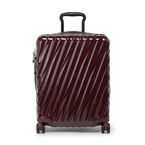 Continental Expandable Carry On Suitcase - 19 Degree Poly Red