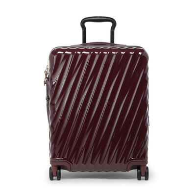 Continental Expandable Carry On Suitcase - 19 Degree Poly Red,