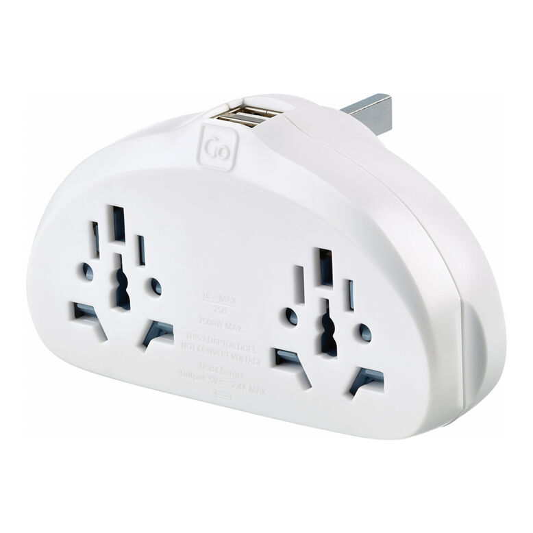 634 World Duo+ Usb Uk - Adaptors Assorted, , hi-res