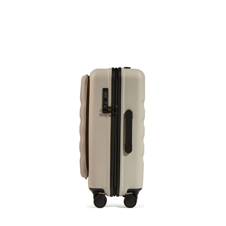 55cm Cabin Suitcase With Pocket - Icon Stripe Grey, , hi-res