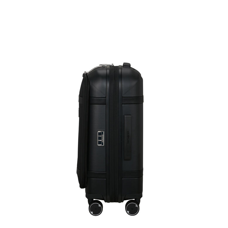 55cm Carry On Front Pocket Suitcase - Image Black, , hi-res