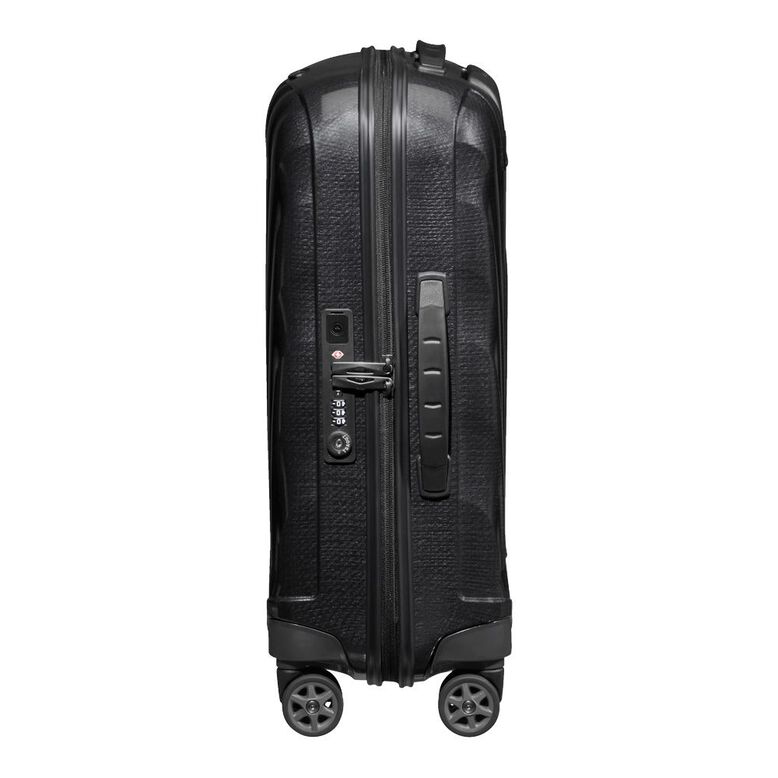 55cm Expandable Carry On Spinner - C-Lite Black, , hi-res