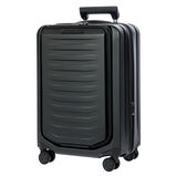 55cm Front Pocket Carry On Suitcase - Roadster Hardside Black, , hi-res