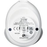 World To USA USB C Fast Charge - Adaptors Grey, , hi-res