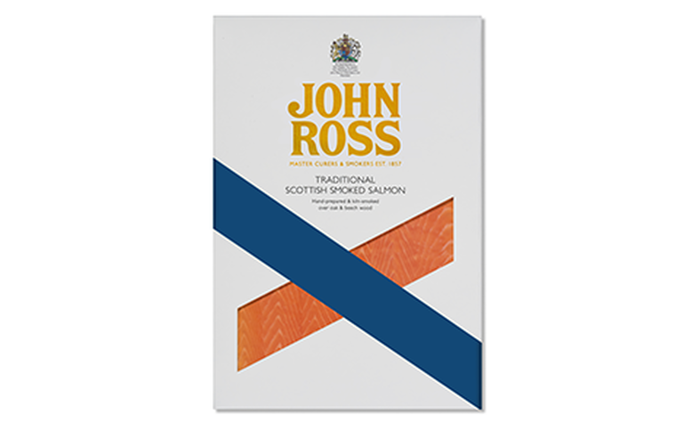 John Ross Scottish Smoked Salmon D Cut, , hi-res