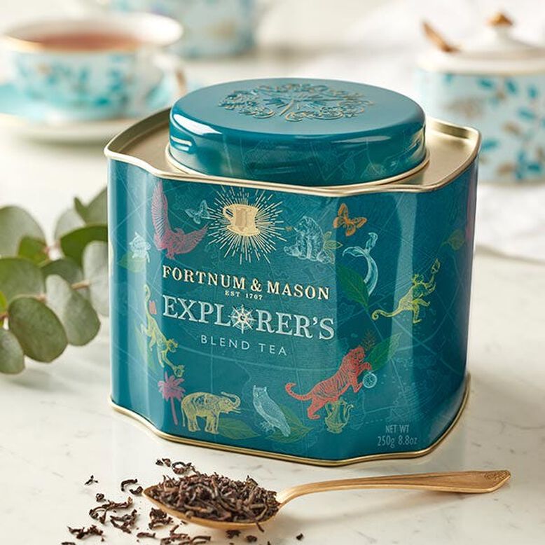 FORTNUM &amp; MASON Explorer's Blend, 250g Loose Leaf Caddy, , hi-res