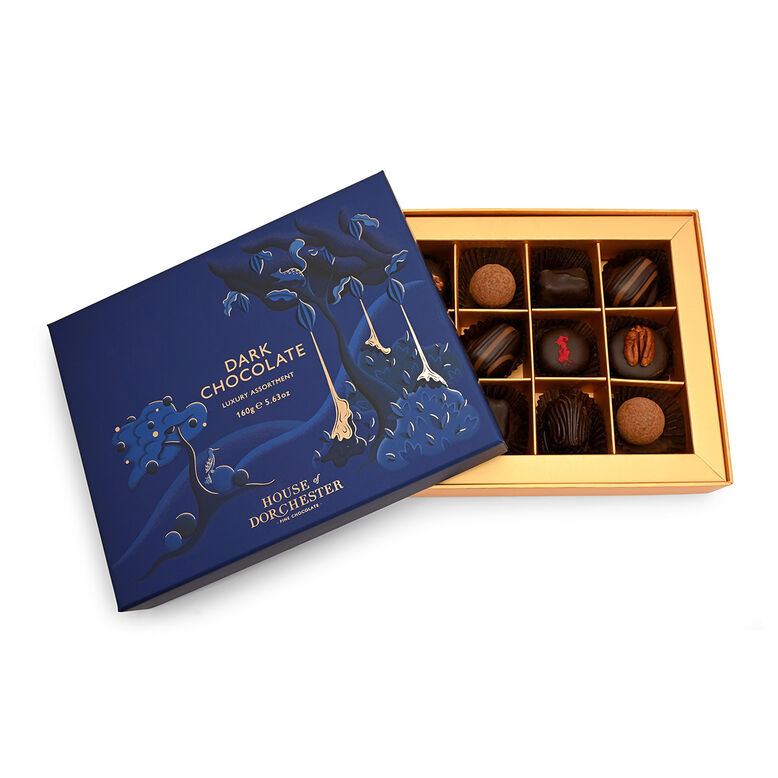HOUSE OF DORCHESTER Dark Chocolate Luxury Assortment 150g, , hi-res