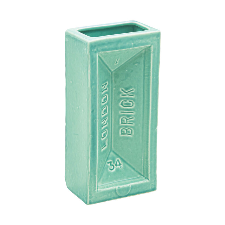 Stolenform london brick vase turquoise, , hi-res