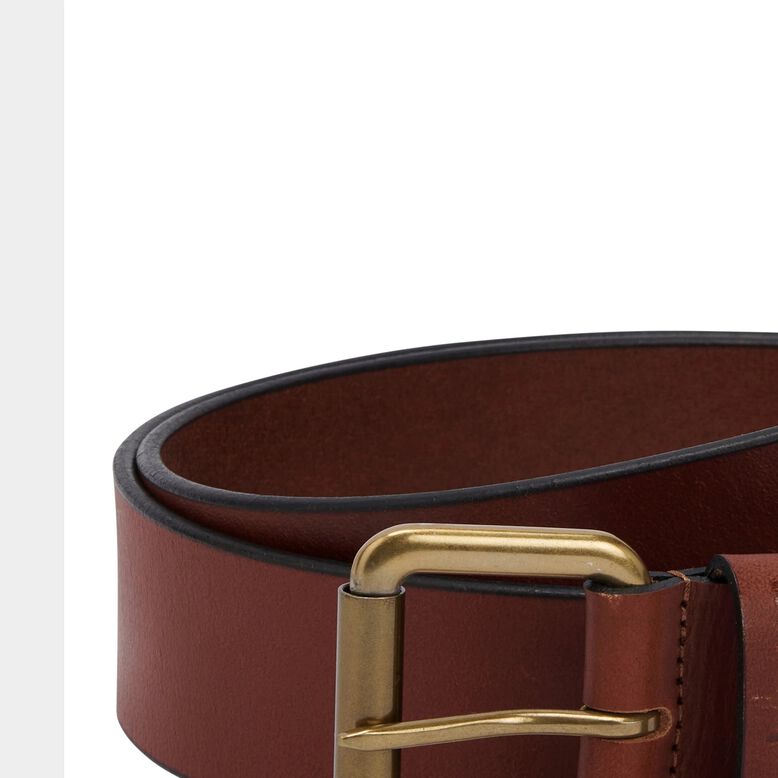 BARBOUR Allanton Leather Belt Tan Medium, , hi-res