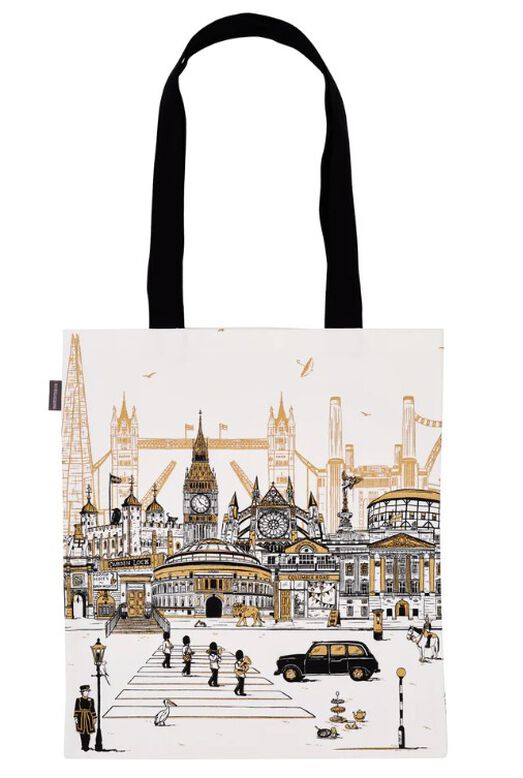 VICTORIA EGGS Quintessentially London Canvas Bag, , hi-res