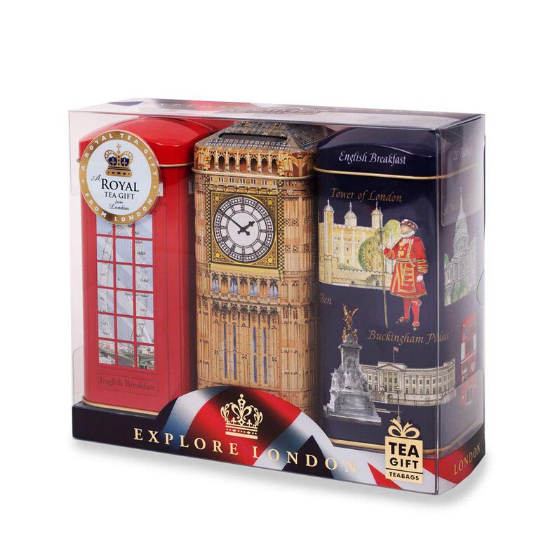 Ahmad Teas Explore London English Breakfast 3x20 Teabag, , hi-res