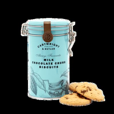 CARTWRIGHT AND BUTLER Milk Chocolate Chunk Biscuits Tin