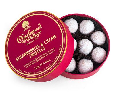 Charbonnel and Walker Strawberries & Cream Truffles 115G