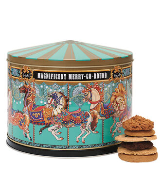 Merry Go Round Musical Biscuit Tin