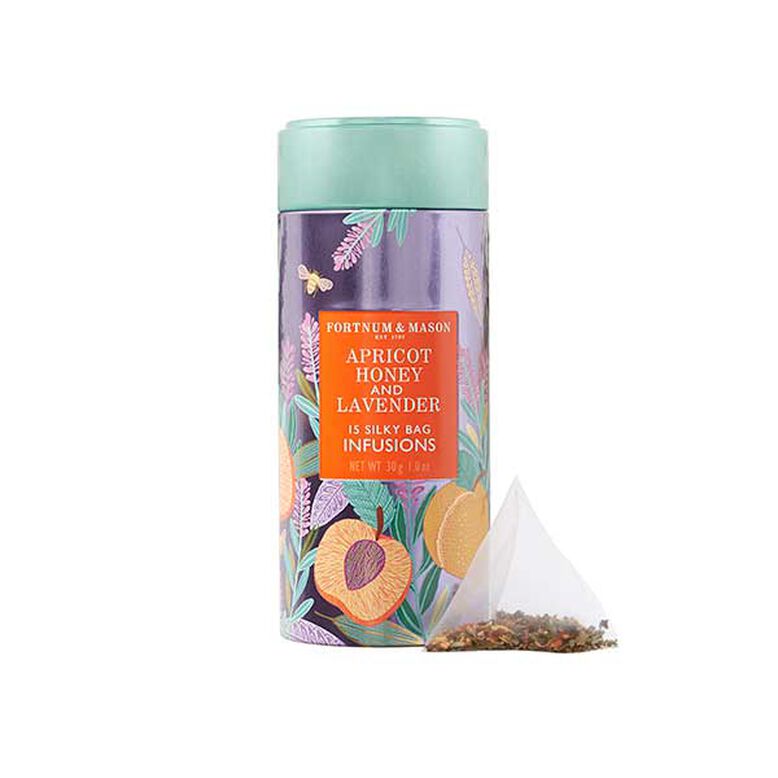 Apricot Honey &amp; Lavender Infusion Tin 15 Silky Bags 30g, , hi-res