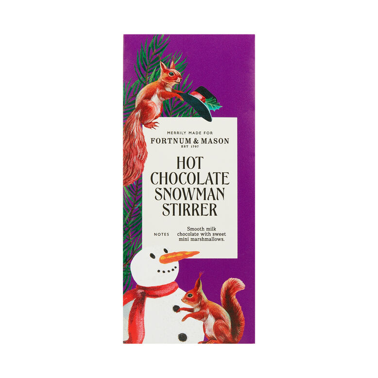 Milk Hot Chocolate Snowman Stirrer, 50g, , hi-res