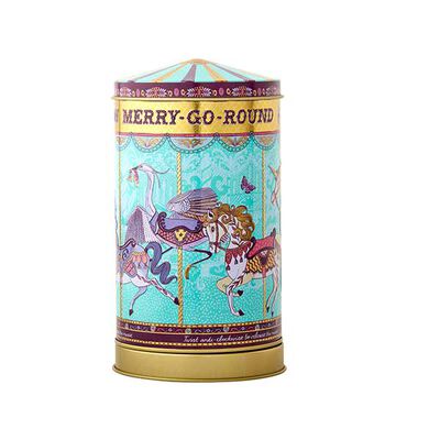 Mini Merry Go Round Musical Biscuit Tin