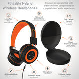 GadJet Hybrid Wireless Foldable Headphones, , hi-res