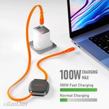 GadJet Charge &amp; Sync Cable Retractable Super Fast 100W (USB-C to USB-C), , hi-res