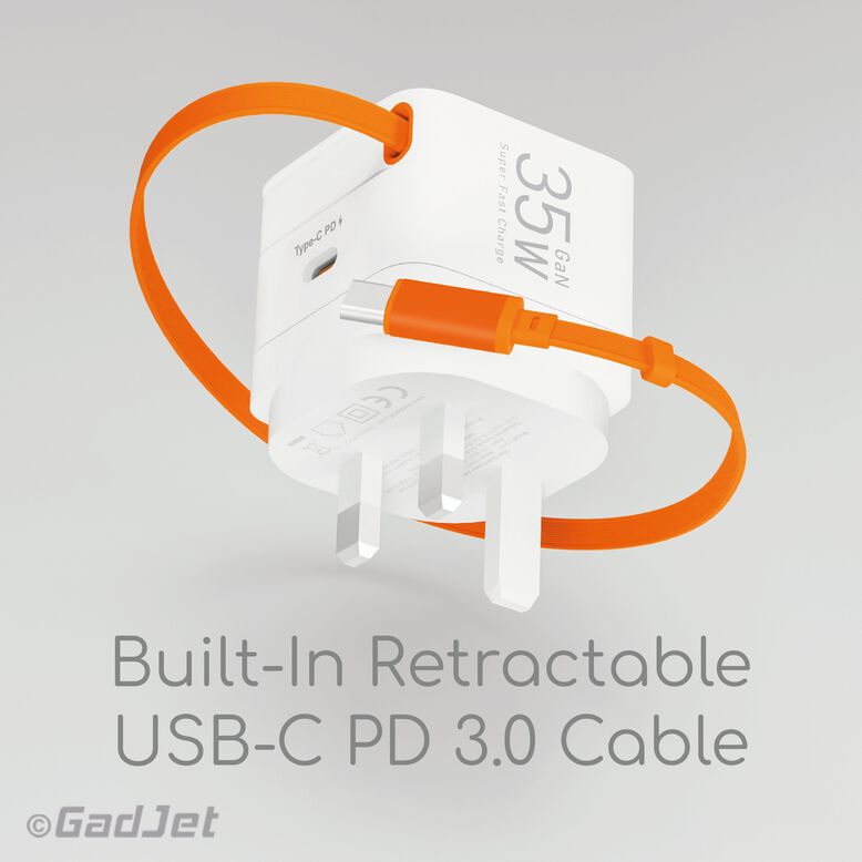 GadJet GaN Fast Adapter + USB-C Cable, , hi-res