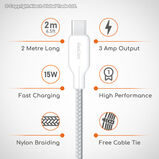 GadJet G-Series USB-A to USB-C Cable 2M, , hi-res