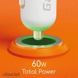 GadJet Fast 2-Port Car + USB-C Cable, , hi-res
