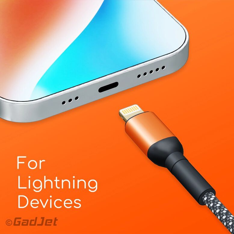 GadJet 3-in-1 Aux Audio Cable for 3.5mm AUX, Lightning + USB-C, , hi-res