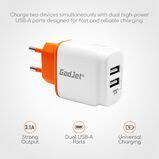 G-Series 2.1Amp Dual Wall Adapter EU, , hi-res