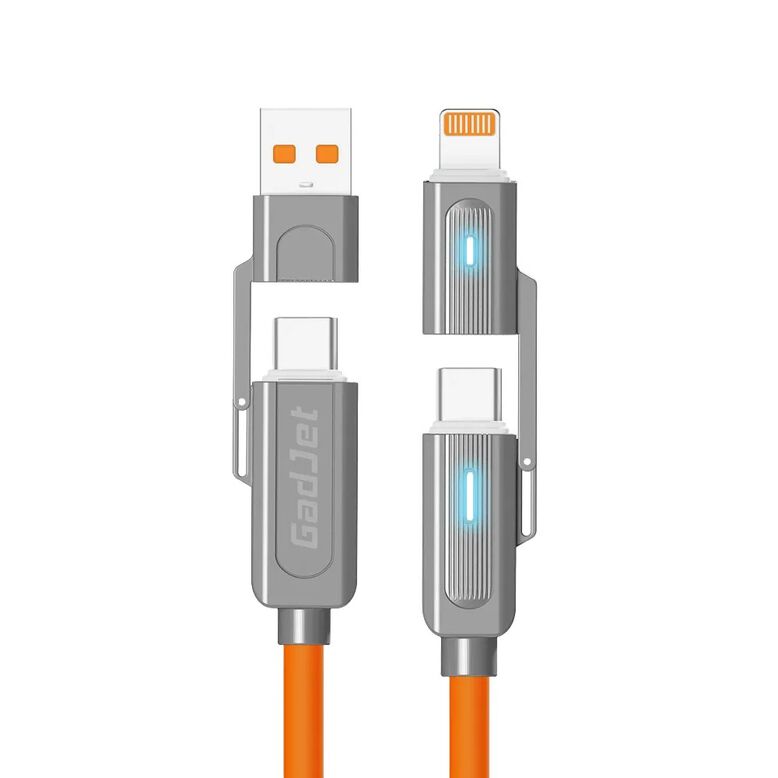 GadJet Charge &amp; Sync Cable 4-in-1 Heavy Duty Multi 1.5 Metre, , hi-res