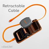 GadJet Charge &amp; Sync Cable Retractable Super Fast 100W (USB-C to USB-C), , hi-res